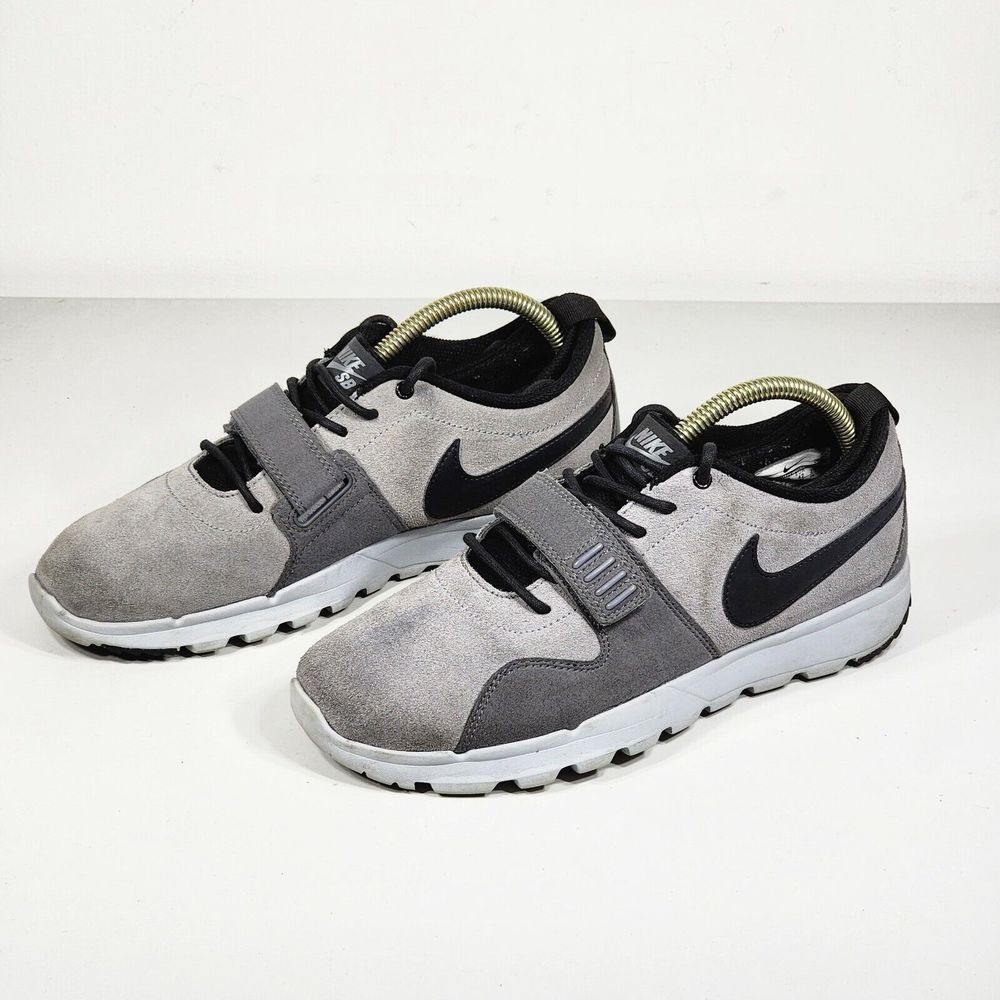 Nike SB TRAINERENDOR Grey Black Dark Grey Wolf Grey Men's Shoes Size 8.5